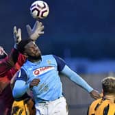 Jamal Clarke came in to captain the side for the injured Loyiso Recci for today's FA Vase Fifth Round encounter.   FILE PICTURE BY MARTIN PULLEY