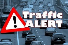 There are traffic delays this morning (Monday) near Rugby due to a crash on the Straight Mile.