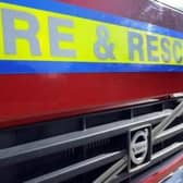 Fire crews from Nuneaton and Atherstone, along with the water bowser from Coleshill have been assisting Leicestershire Fire and Rescue with a building fire near the A5.