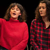 Sarah Corless as Sophie and Georgina Monk as Joanna in Blink