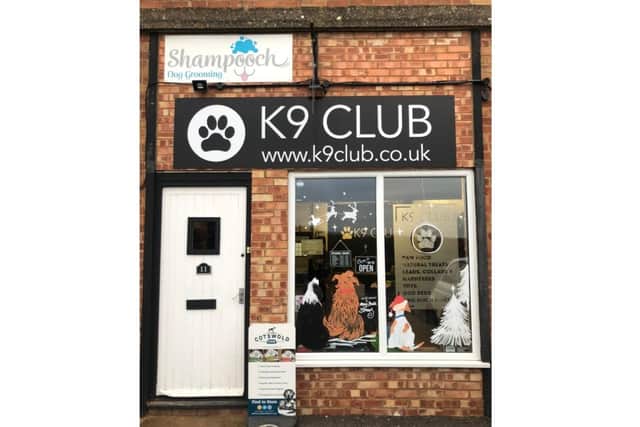 The K9 Club shop. Photo supplied