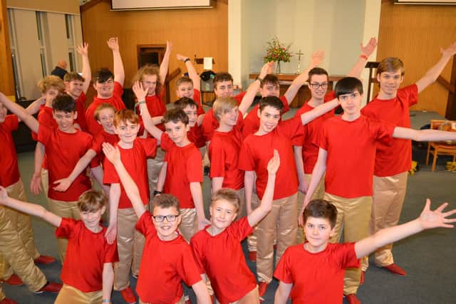 Youngsters in the Opening number – “Fabulous”