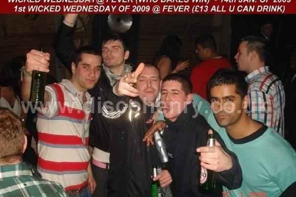 A Wednesday night out at Fever back in January 2009. Photo: Disco Henry