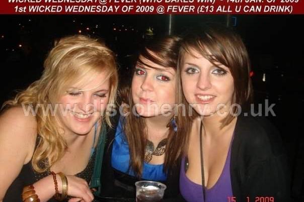 A Wednesday night out at Fever back in January 2009. Photo: Disco Henry