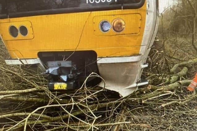 All Chiltern Railways services have been cancelled until the end of the day due to debris blown onto the track;