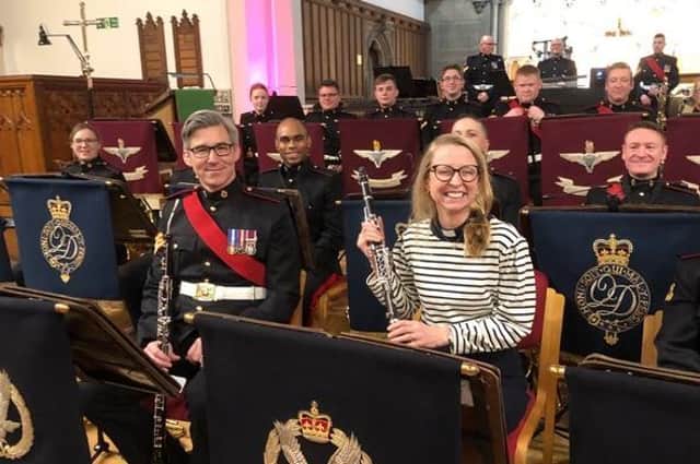 The British Army Band Colchester performed tunes from the musical West Side Story at Holy Trinity Church, with proceeds going towards THRIVE Youth Ministries and The Corps of Army Music Trust.