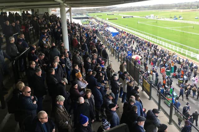 A bumper crowd enjoyed the £5 entry at Warwick races on Fiver Friday