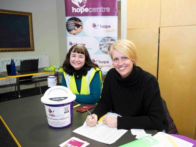 Participants slept outside overnight on Saturday, February 26 at Delpare Abbey to raise awareness of homelessness and funds for Hope Centre, Northampton. Photo: Kirsty Edmonds.