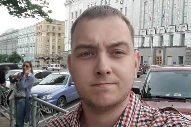 Jacques Quigley, of Leamington, has vowed to stay and fight to defend Kharkiv, the city where he now lives with his family, from the invading Russian army.