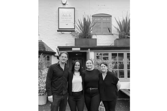 From left - Dave Paul (front of house), Dani Mitova (general manager), Bonny Cannon (front of house) and Kelly Jeacock (front of house). Photo supplied
