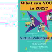 A virtual volunteer fair is being held to help recruit people for charities, community groups and organisations in the Warwick district. Poster supplied