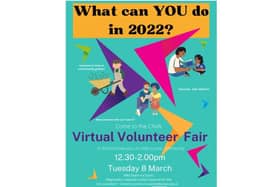 A virtual volunteer fair is being held to help recruit people for charities, community groups and organisations in the Warwick district. Poster supplied