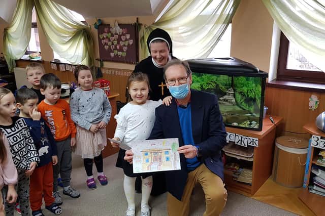 People from the Polish Centre in Lemington visited Ukraine to help a nursery in Stryi just two weeks ago before the Russian invasion.