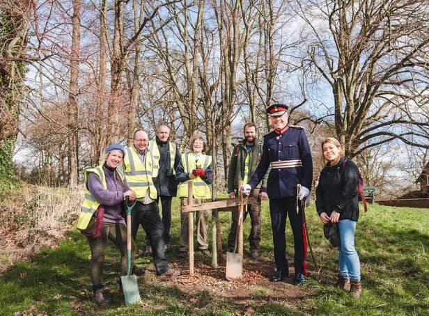 An official tree-planting event, featuring Warwickshire’s Lord Lieutenant as special guest, was led by The Friends of Priory Park group and attended by local residents, children, and families. Photo supplied