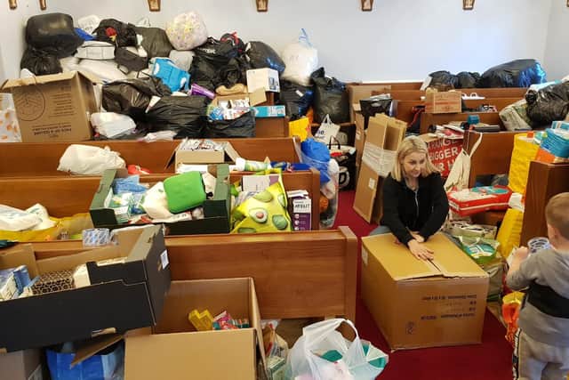 The Polish Centre in Leamington has been inundated with donations to help people in Ukraine.