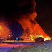 The fire ripped through the organisations historic club house.