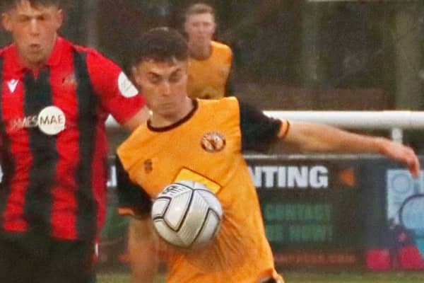 Dan Turner opened the scoring. Photo: Sally Ellis