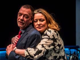 Adam Woodyatt and Laurie Brett as Tom and Kellie Bryce