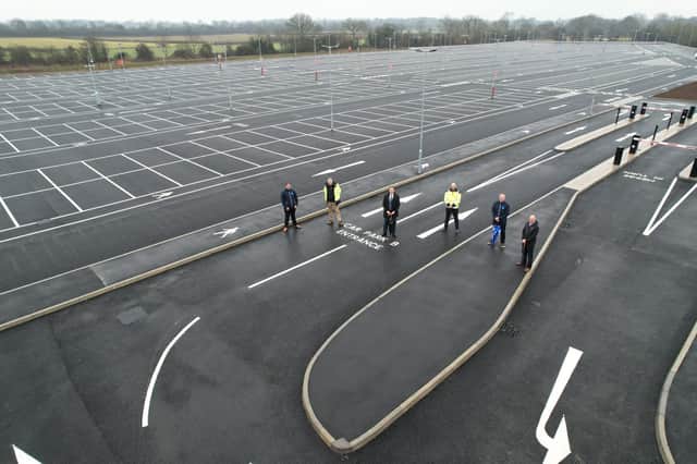 The new car park. Photo courtesy of UHCW Trust.
