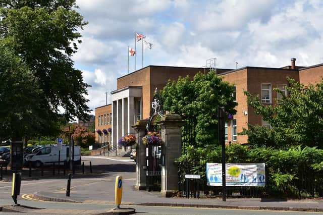 File image, Rugby Town Hall.