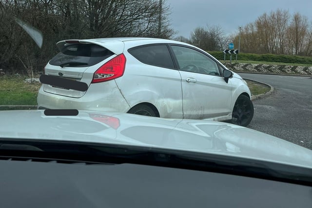 This driver was stopped on the A1M. It had no insurance or excise duty for many months. They claimed that they did not have either because of financial issues but they now owe fines and compound charges.
