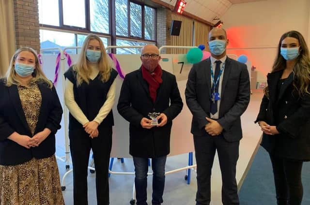 Left to right: Operations managers Sarah McGovern and Laura Wilkins with Matt Western, Warwick and Kenilworth PCN Clinical Lead Ryan Smith and operations manager Sophie Richards