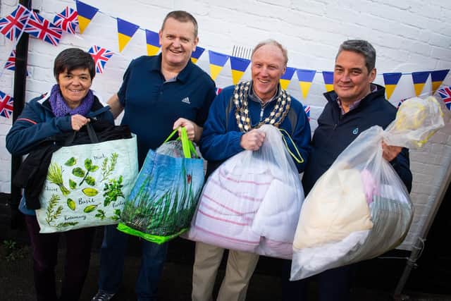 The Engine pub in Kenilworth has launched a campaign to provide aid items for refugees fleeing the war in Ukraine. Credit: Will Johnston.