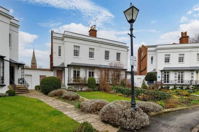 The Grade II Regency Villa has been placed on the market for £1,200,000