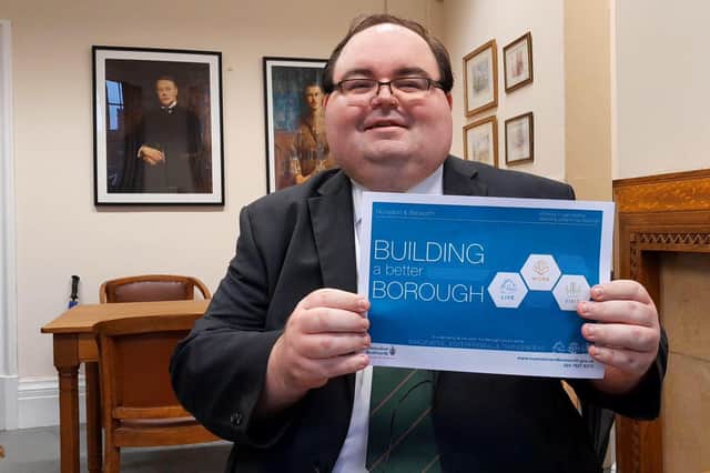Borough council leader Cllr Kristofer Wilson