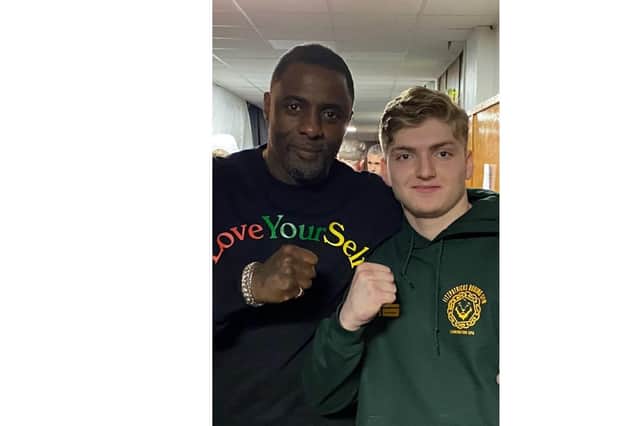 Idris Elba and Fitzpatrick's boxer Mickey McTigue