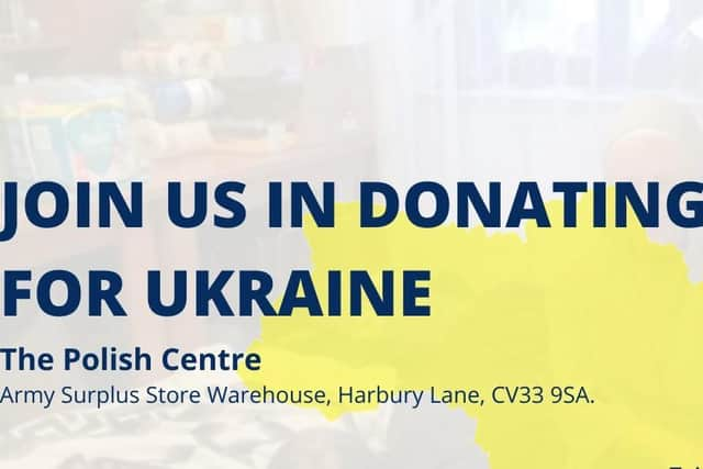 Ukraine appeal Leamington