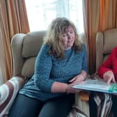 Tracey Read and her mother Brenda read the letters sent between Leamington man William (Bill) Horace Wosket and his parents during the Second World War, while he served in the Royal Navy in India. Wiliam, who died in Leamington aged 95 in 2018, was Brenda's cousin.