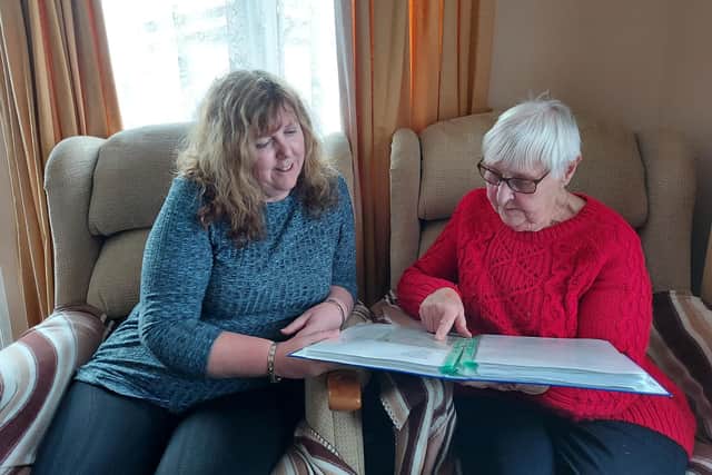 Tracey Read and her mother Brenda read the letters sent between Leamington man William (Bill) Horace Wosket and his parents during the Second World War, while he served in the Royal Navy in India. Wiliam, who died in Leamington aged 95 in 2018, was Brenda's cousin.