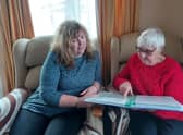 Tracey Read and her mother Brenda read the letters sent between Leamington man William (Bill) Horace Wosket and his parents during the Second World War, while he served in the Royal Navy in India. Wiliam, who died in Leamington aged 95 in 2018, was Brenda's cousin.