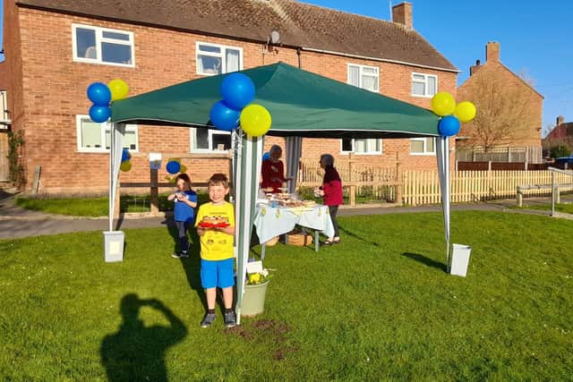 Eight-year-old William from Kineton hosted a stall with homemade cakes for sale outside his home to help Ukrainian refugees.