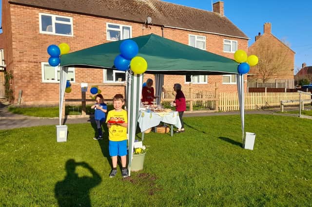 Eight-year-old William from Kineton hosted a stall with homemade cakes for sale outside his home to help Ukrainian refugees.