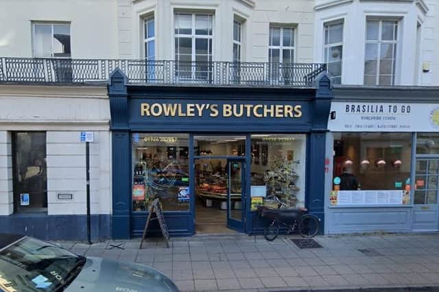 Rowley's Butchers in Warwick Street, Leamington, will trade for the final time in the town on Saturday (March 26). Image courtesy of Google Maps.