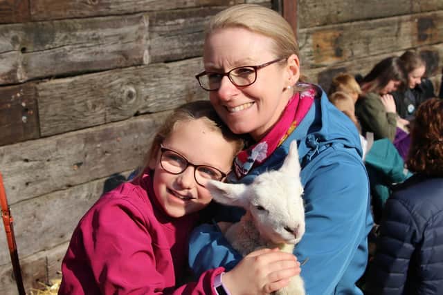 Thousands of people went to the annual lambing and animals event at the Moreton Morrell College farm. Photo supplied