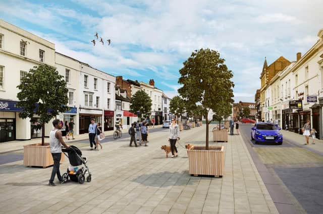 Stratford Town Council and Warwickshire County Council have been working with the Town Centre Strategic Partnership on what Bridge Street and High Street could look like in the future, building on ideas set out in Stratford’s Neighbourhood Plan.