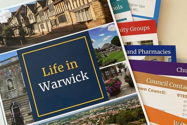The ‘Life in Warwick’ pack contains information on everything from doctors surgeries to schools and councillors to churches. Photo supplied