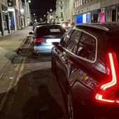 The vehicle was stopped in Warwick Street, Leamington.