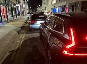 The vehicle was stopped in Warwick Street, Leamington.
