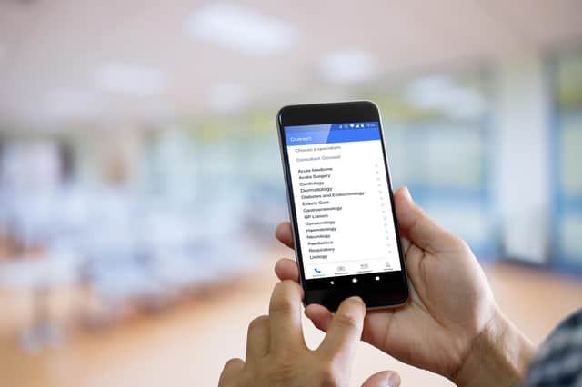 The Consultant Connect app.
