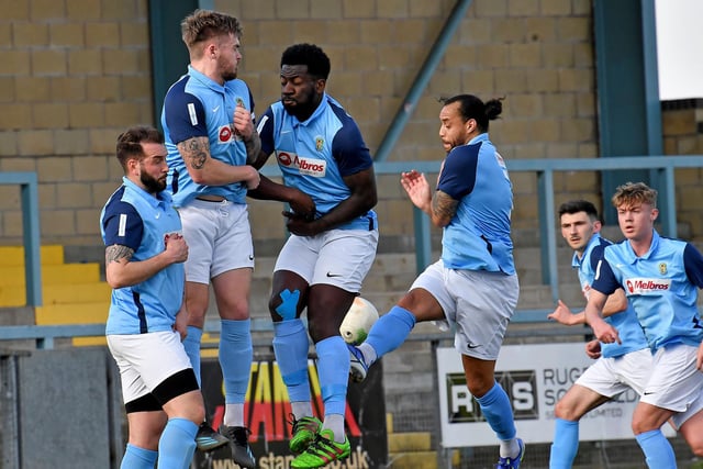 The Rugby wall does its job against Biggleswade United