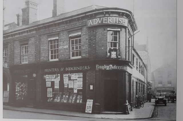 The way we were... the Advertiser offices in Albert Street, Rugby.