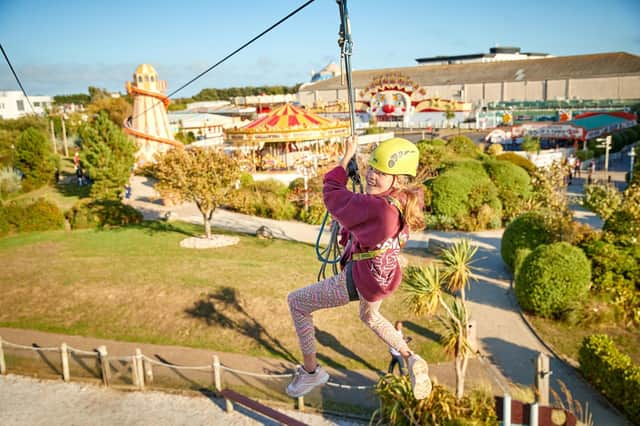 Daredevil kids can have a go at Butlin's zipwire