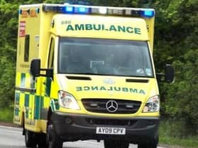 West Midlands Ambulance Service said they found the man with "potentially life-changing injuries" after the crash between a car and a motorbike at 4.15pm yesterday afternoon (Tuesday) off the A5 near to Newton.