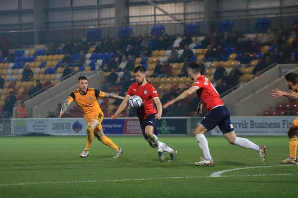 York City entertain Boston United. Photo: Oliver Atkin