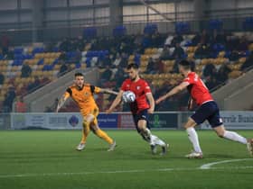 York City entertain Boston United. Photo: Oliver Atkin