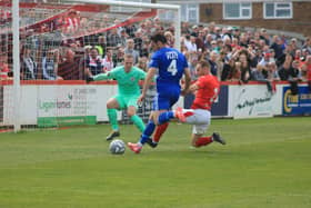 Brackley keeper Danny Lewis was the number one pick. Photo: Oliver Atkin